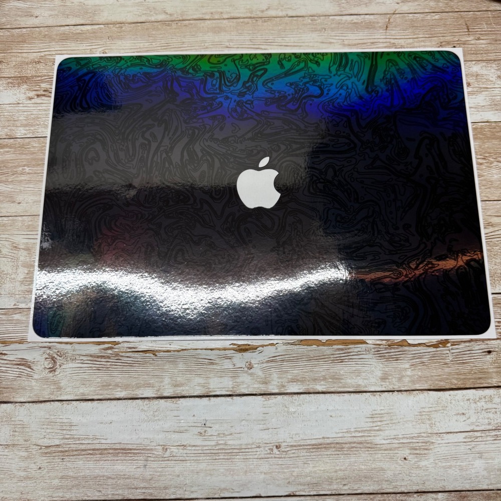 dbrand MacBook Air 13 2022- Present Skin Black Holographic‎ 2 piece Vinyl Decal